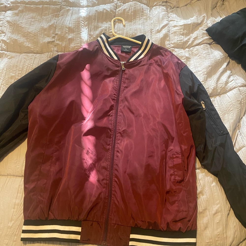 Jacket with stripes